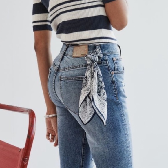 Boho Hair Scrunchie Scarf Bow - Picture 8 of 8